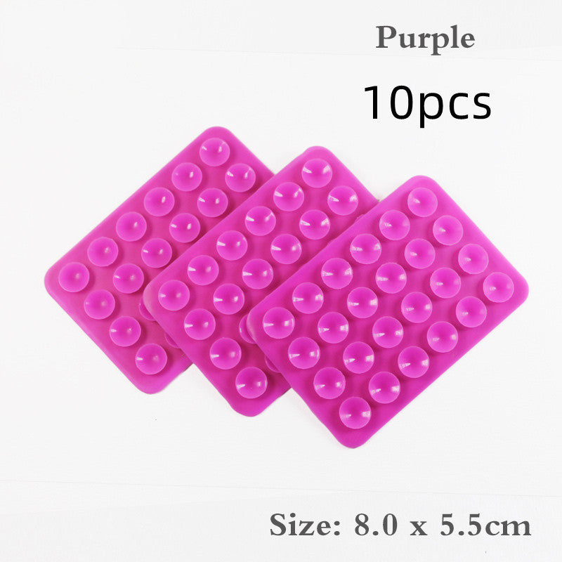 24 Grain Square Suction Cup Mobile Phone Holster Silicone Suction Cup