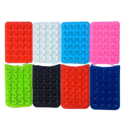 24 Grain Square Suction Cup Mobile Phone Holster Silicone Suction Cup