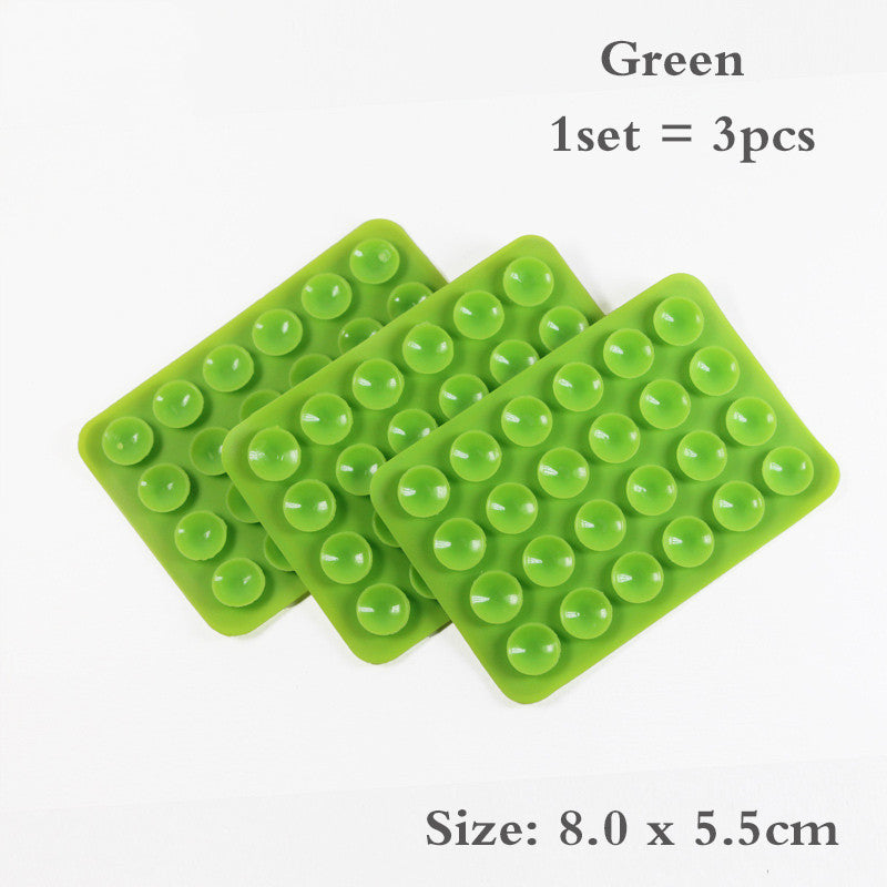 24 Grain Square Suction Cup Mobile Phone Holster Silicone Suction Cup