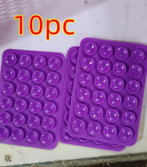 24 Grain Square Suction Cup Mobile Phone Holster Silicone Suction Cup